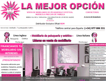 Tablet Screenshot of lamejoropcion.es